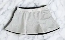 TAIL Women's Black White Reversible Mesh Tennis Pickleball Skirt Size Small