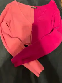 Cropped Pink Sweater