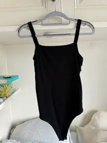 Black Bodysuit Express Thong