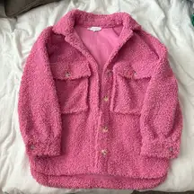 NEW Vici Pink Oversized Shacket