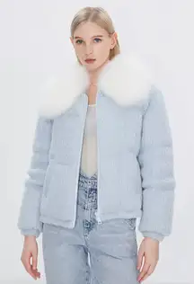 Faux Fur Collar Jacket