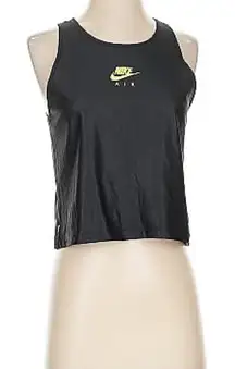 Nike Black and Yellow Crop Tank