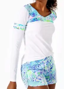 Lilly Pulitzer Luxletic Ocean Trail Short Shell of a Party Print size Medium