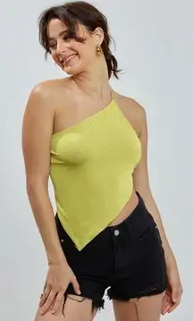 BARN PARTY ASYMMETRICAL CROP TOP