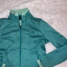 Women’s North Face Zip Up Jacket Blue with Fleece Lining size Medium Base Layer