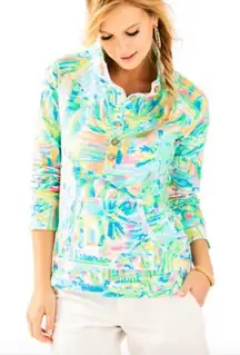 Lilly Pulitzer Captain Popover In Multi Sea Salt & Fun Print XS