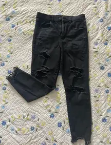 Outfitters Black Ripped Jeans