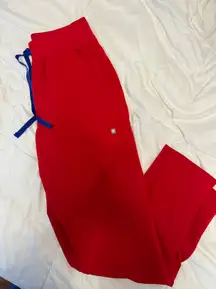 Red Scrub Bottoms