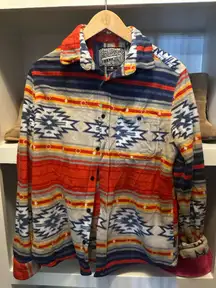 Aztec Fleece Button Up