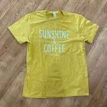 Sunshine and Coffee Save Lands T-shirt