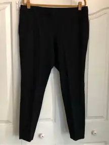 Isabel Toledo black comfort stretch pant 16