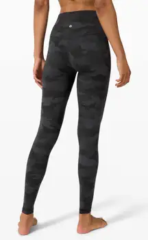 Lululemon 25 inch high rise align leggings in camo size 6