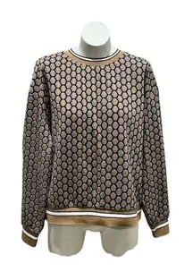 H&M x GP&J Baker Women's Brown Honeycomb Pullover Sweater Size L
