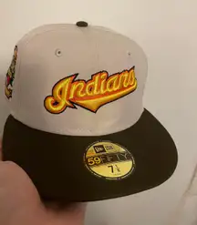 Homegame Cleveland Indians 1994 jacobs field patch Indiana jones inspo size 7 1/8 Brand new 