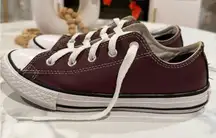 Stylish Burgundy and White Sneakers