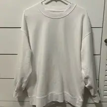 Lululemon Perfectly Oversized Crew White