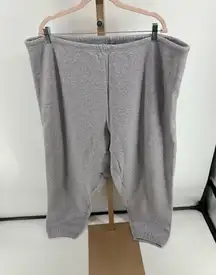 NWT Skims heather gray cotton fleece jogger size 3X