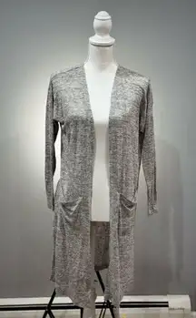 CLEARANCE! Gray Long Duster Cardigan Size M VGUC