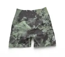 1 of 500!!! RARE Darc Sport Wolves Green Marble Biker Shorts Size S