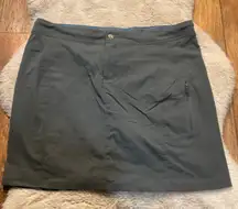 Columbia Skort Gray Size 14 Omni-Shield Skirt Athletic Athleisure Pickle Ball