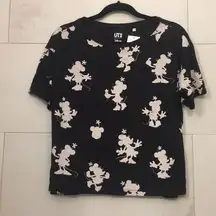 Uniqlo  x Disney Japanese Womens Size Medium Minnie Mouse Shirt T-Shirt Top Boxy