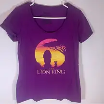 Disney Store The Lion King Women’s Purple T-Shirt Size Medium