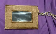 NWOT Steve Madden card holder with keychain brown