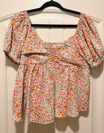 Floral Top Entro Flowy