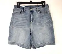 Gloria Vanderbilt Denim Women's 4 Melbourne Blue Amanda Shorts Built In Slimming