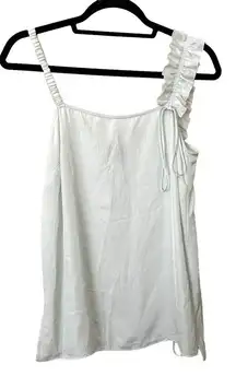 GREY JASON WU Ruffle Detail Sleeveless Blouse‎ NWOT Sz 4