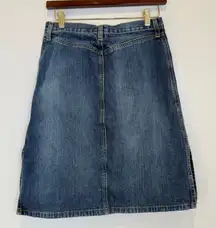 Abercrombie and Fitch Denim Blue Women's Skirt y2k vintage 90s