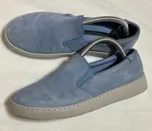 Vionic Women’s Avery Pro slip-on sneaker in light blue suede casual size 6.5