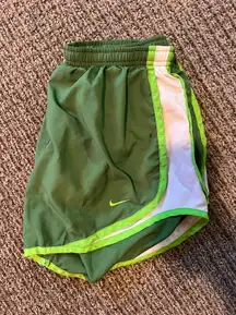 Nike DRYFIT Green Athletic Shorts