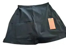 Girlfriend collective Women's‎ Black A-Line spandex Skirt Size xl Casualll