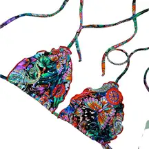 Luli Fama Viva Cuba Bikini Top‎ nwt