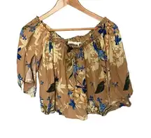 ASTR The Label Annabelle Paradise‎ Floral Off the Shoulder Top