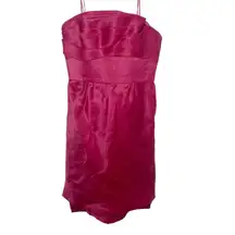 Carmen Marc Valvo Carmen Marc Volvo garnet red strapless dress size 6