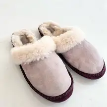 UGG  Aira Dusty Purple Sheepskin Seal Slip On Slipper size 11