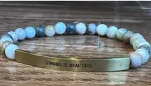 Inspire Me Bracelet “Strong is Beautiful”