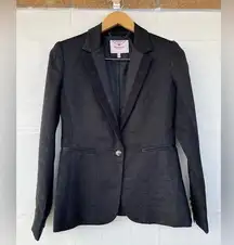 Juice Couture Notched Lapel goth Single-Breasted Blazer size 2