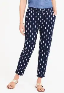NWT J. Crew Ikat Linen-Cotton Pants 16
