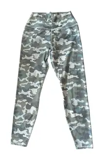 Spiritual Gangster Intent High Waist Intent Leggings in Camo Print large NWTs