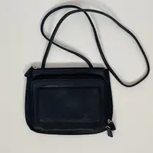 Black Leather Crossbody Bag