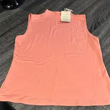 Garnet Hill Peach Tank Top