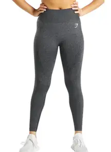 Gymshark vital seamless marl gray legging - large