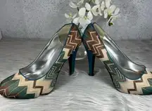 Shiekh Chevron Pattern Heels