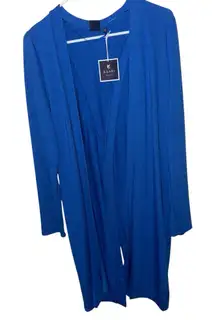 Kaari Blue Open-Front Cardigan – Cobalt Blue – Size Medium – NWT