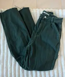 Pacsun high-rise Green Cargo Denim Jeans