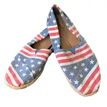 Toms American‎ Flag Shoes as is