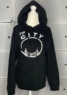 Golden State Warriors The City Pullover Hoodie Black Size XS Unisex